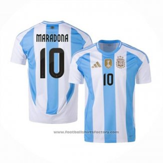 Argentina Player Maradona Home Shirt 2024