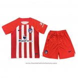 Atletico Madrid Home Shirt Kids 2023-2024