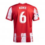 Atletico Madrid Player Koke Home Shirt 2021-2022