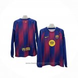 Barcelona Home Shirt Long Sleeve 2025-2026