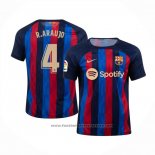 Barcelona Player R.araujo Home Shirt 2022-2023