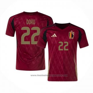 Belgium Player Doku Home Shirt 2024