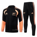 Jacket Tracksuit Arsenal Kids 2026-2027 Black Orange