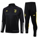 Jacket Tracksuit Juventus Kids 2023-2024 Black