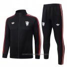 Jacket Tracksuit Manchester United Kids 2026-2027 Black
