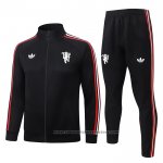 Jacket Tracksuit Manchester United Kids 2026-2027 Black