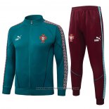 Jacket Tracksuit Portugal Kids 2026-2027 Green