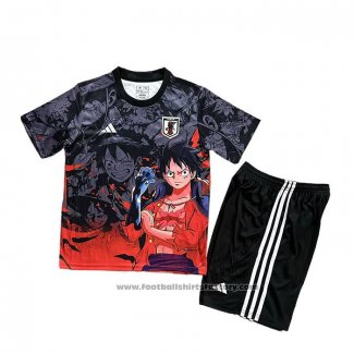 Japan Anime Shirt Kids 2025-2026 Black