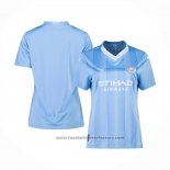 Manchester City Home Shirt Womens 2023-2024