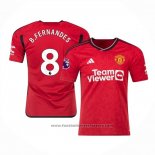Manchester United Player B.fernandes Home Shirt 2023-2024