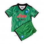 Napoli Goalkeeper Shirt Kids 2021-2022 Green