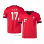 Portugal Player R.leao Home Shirt 2024