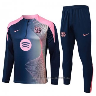Sweatshirt Tracksuit Barcelona 2025-2026 Blue Pink
