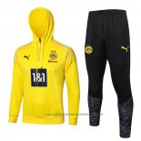 Sweatshirt Tracksuit Borussia Dortmund 2023-2024 Yellow and Black