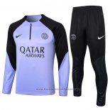 Sweatshirt Tracksuit Paris Saint-Germain 2023-2024 Violet Claro