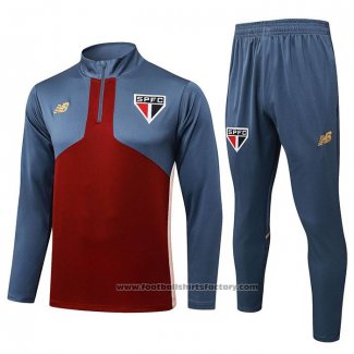 Sweatshirt Tracksuit Sao Paulo 2025-2026 Grey Red