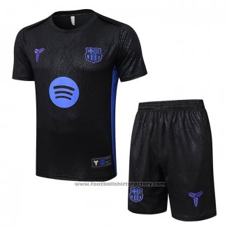 Tracksuit Barcelona Short Sleeve 2025-2026 Black - Shorts