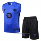 Tracksuit Barcelona Without Sleeves 2025-2026 Blue Purple