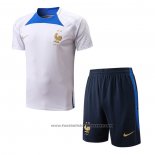 Tracksuit France Short Sleeve 2022-2023 White - Shorts