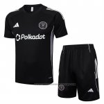 Tracksuit Inter Miami Short Sleeve 2025-2026 Black - Shorts