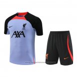 Tracksuit Liverpool Short Sleeve 2022-2023 Purpura - Shorts