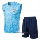 Tracksuit Manchester City Without Sleeves 2025-2026 Blue