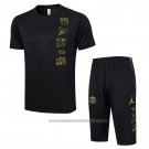 Tracksuit Paris Saint-Germain Jordan Short Sleeve 2023-2024 Black - Shorts