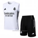Tracksuit Real Madrid Without Sleeves 2025-2026 White