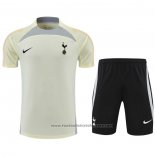 Tracksuit Tottenham Hotspur Short Sleeve 2022-2023 Beige - Shorts