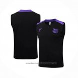 Training Shirt Barcelona Without Sleeves 2025-2026 Black Purple