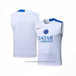Training Shirt Paris Saint-Germain Without Sleeves 2025-2026 White