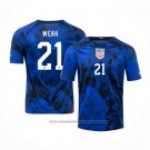 United States Player Weah Away Shirt 2022