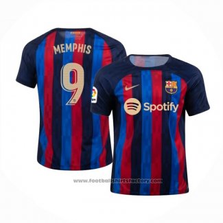 Barcelona Player Memphis Home Shirt 2022-2023