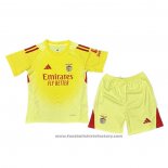 Benfica Goalkeeper Shirt Kids 2025-2026 Yellow