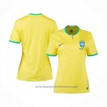 Brazil Home Shirt Womens 2022