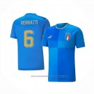 Italy Player Verratti Home Shirt 2022