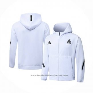 Jacket With Hood Real Madrid 2025-2026 White