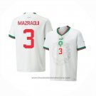 Morocco Player Mazraoui Away Shirt 2022