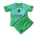 Paris Saint-Germain Goalkeeper Shirt Kids 2022-2023 Green