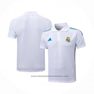 Polo Real Madrid 2025-2026 White Blue