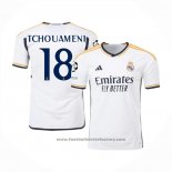 Real Madrid Player Tchouameni Home Shirt 2023-2024