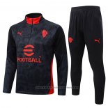 Sweatshirt Tracksuit AC Milan 2025-2026 Black
