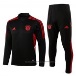 Sweatshirt Tracksuit Bayern Munich Kids 2022-2023 Black