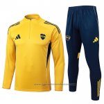 Sweatshirt Tracksuit Boca Juniors Kids 2025-2026 Yellow