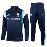 Sweatshirt Tracksuit Olympique Marseille 2023-2024 Blue Oscuro