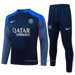 Sweatshirt Tracksuit Paris Saint-Germain Kids 2025-2026 Blue