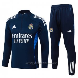 Sweatshirt Tracksuit Real Madrid Kids 2025-2026 Blue