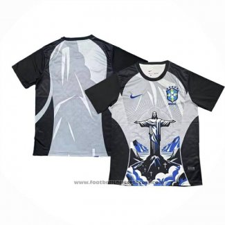 Thailand Brazil Jesus Shirt 2026 Grey Black