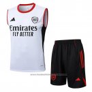 Tracksuit AC Milan Without Sleeves 2025-2026 White