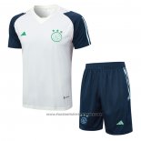 Tracksuit Ajax Short Sleeve 2023-2024 Green - Shorts